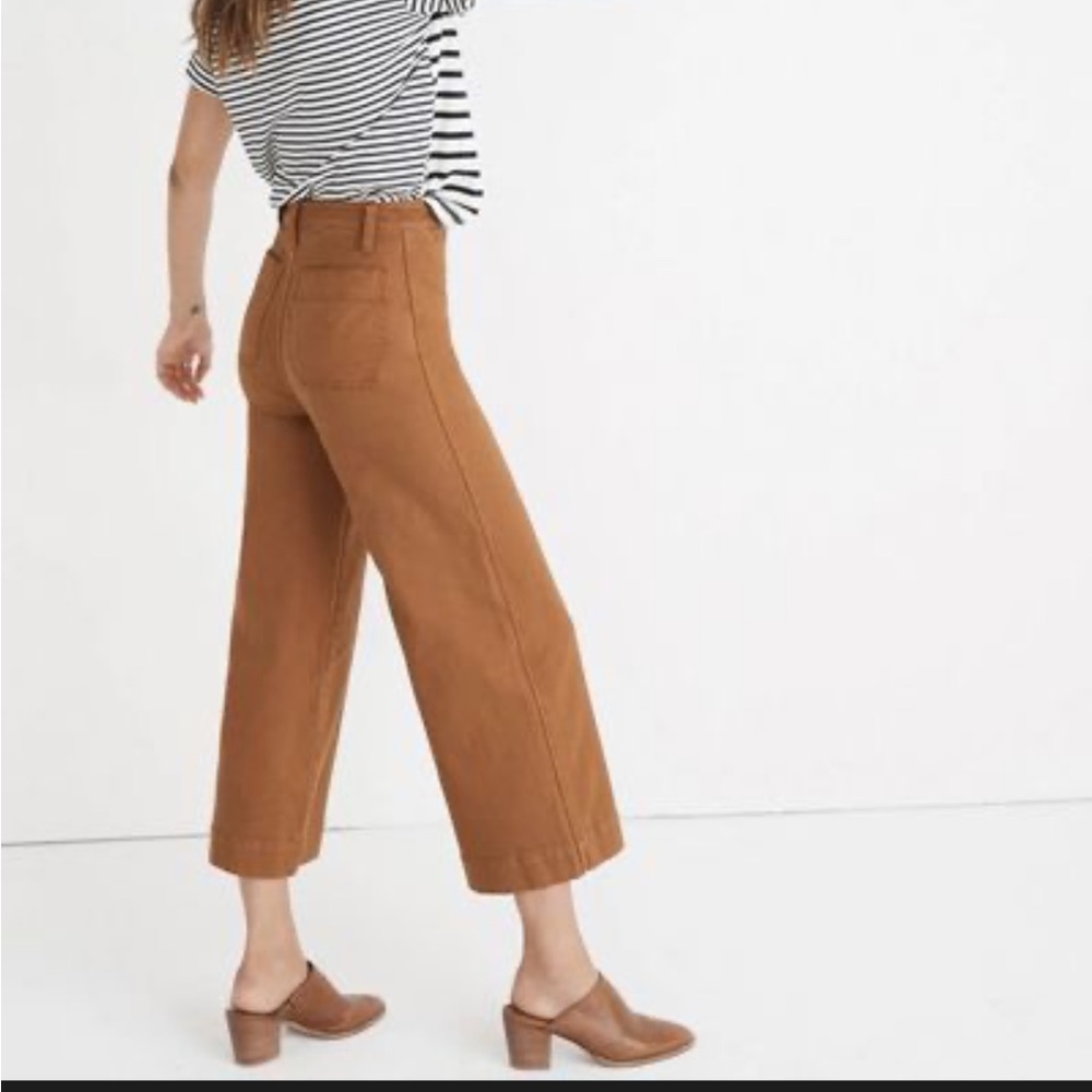 NWT! Madewell Wide Leg Crop